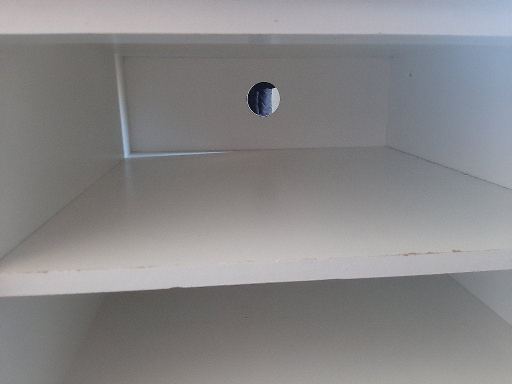 Tv meubel, Ophalen, Gebruikt, 150 tot 200 cm, Eikenhout
