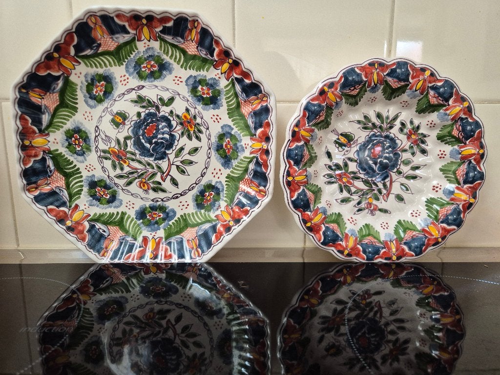 Set van 2 wandborden Makkum, Antiek en Kunst, Ophalen of Verzenden