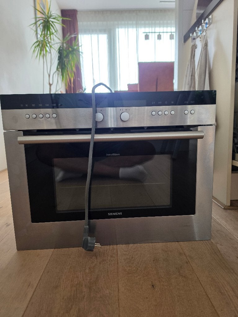 GRATIS af te halen Siemens Combi hetelucht Oven Magnetron, Ophalen, Gebruikt, 50 tot 100 cm, Minder dan 100 cm