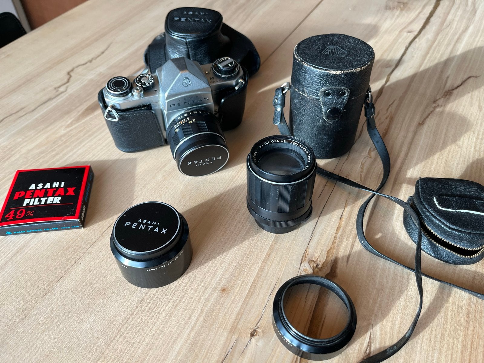 Pentax Asahi SV Spiegelreflexcamera met accessoires, Audio, Tv en Foto, Ophalen of Verzenden, Gebruikt, Spiegelreflex, Pentax