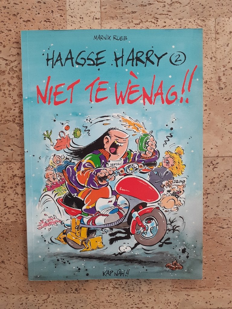 Haagse Harry deel 2 Niet te wènag !! Marnox Rueb 1e dr ZGAN, Boeken, Stripboeken, Eén stripboek, Ophalen of Verzenden, Zo goed als nieuw
