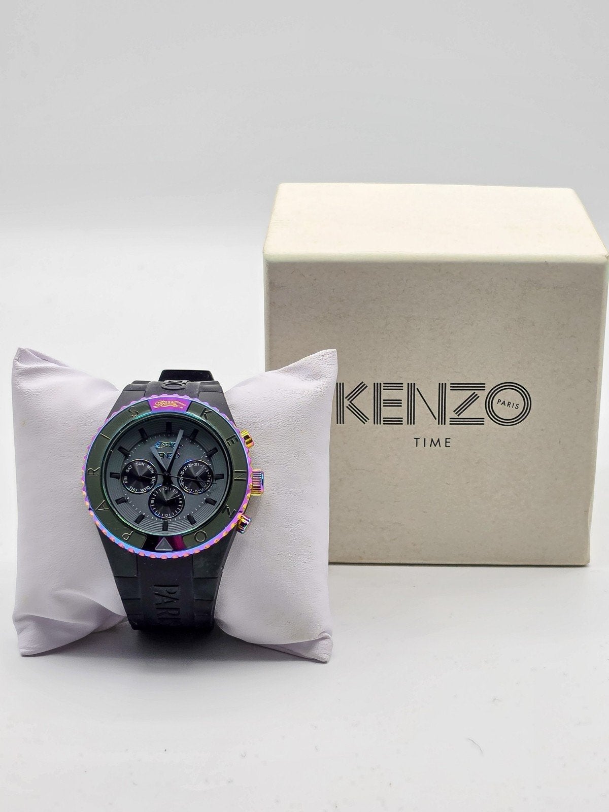 Kenzo Paris Tijger Horloge (96007) Nieuwstaat!!, Polshorloge, Overige materialen, Zo goed als nieuw, Ophalen