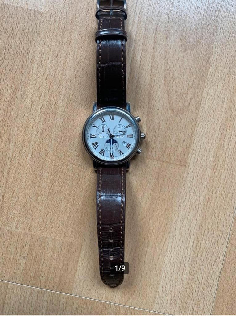 MAURICE LA CROIX HORLOGE, Overige merken, Overige materialen, Leer, Polshorloge