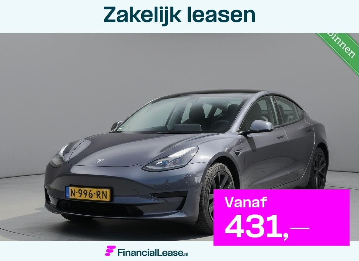 Tesla Model 3 Standard RWD Plus 60kWh | SOH 92,3%, Automaat, 238 pk, Gebruikt, Origineel Nederlands