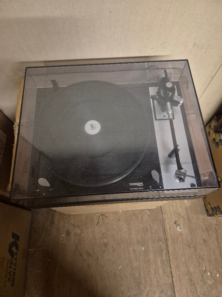 Thorens TD 160 MkII Platenspeler –KlassiekeVintageDraaitafel, Ophalen of Verzenden, Thorens
