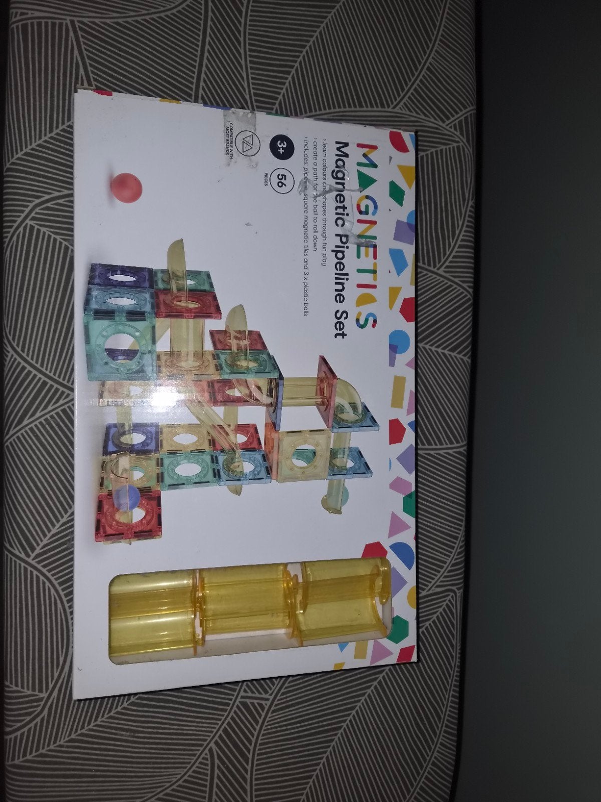 MAGNETICS Magnetische Pijpleiding Set - 56 Stuks, Ophalen of Verzenden, Nieuw, Bouwen