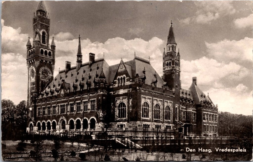 Den Haag 's-Gravenhage - 11 ansichtkaarten Vredespaleis, Verzenden, 1960 tot 1980, Ongelopen, Zuid-Holland