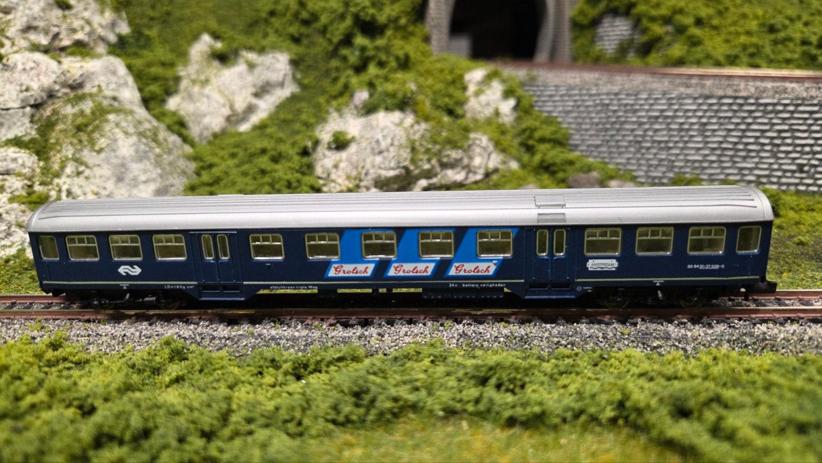 Fleischmann 8156 NS plan W in nieuwstaat., Gelijkstroom, Fleischmann, Wagon, Ophalen of Verzenden