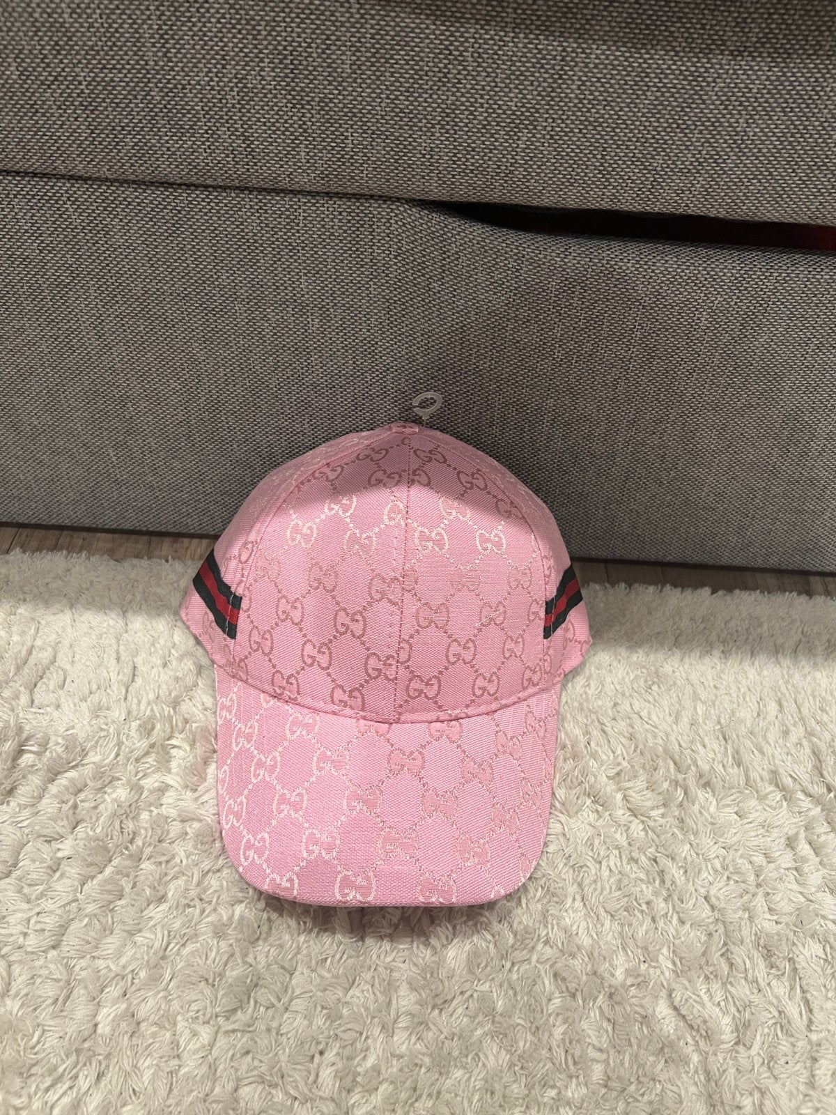 Gucci pet roze monogram, Ophalen of Verzenden, Zo goed als nieuw, Roze, Dame