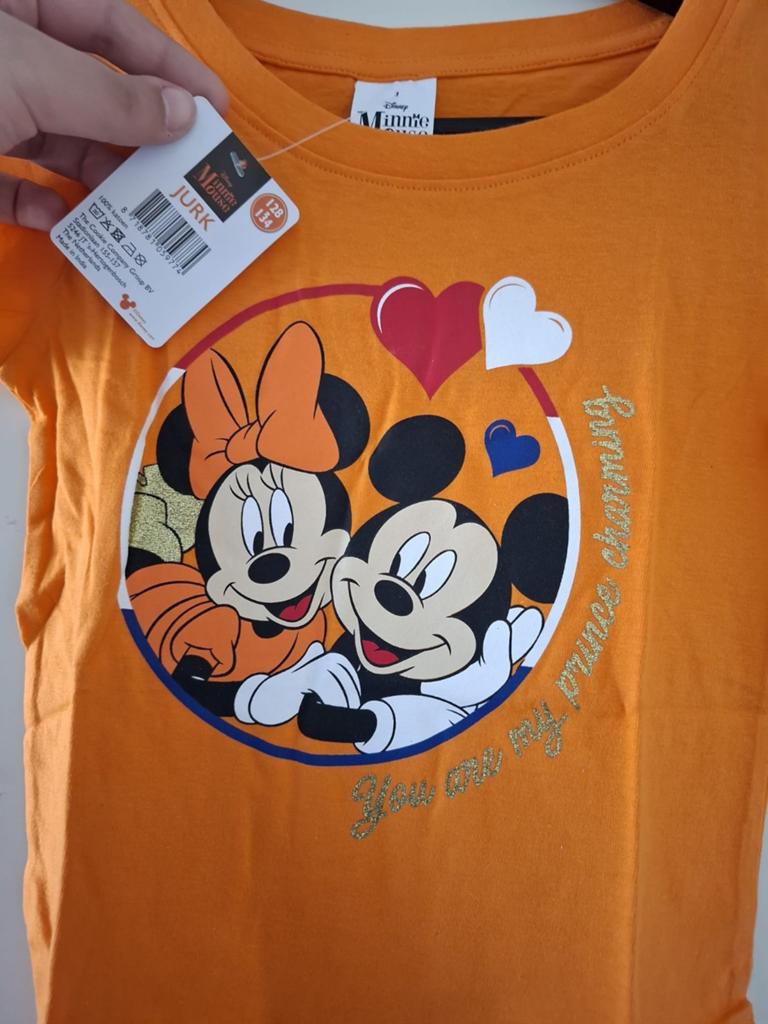 Nieuwe Disney Minnie Mouse Jurk - maat 128, Disney, Meisje, Nieuw, Ophalen of Verzenden