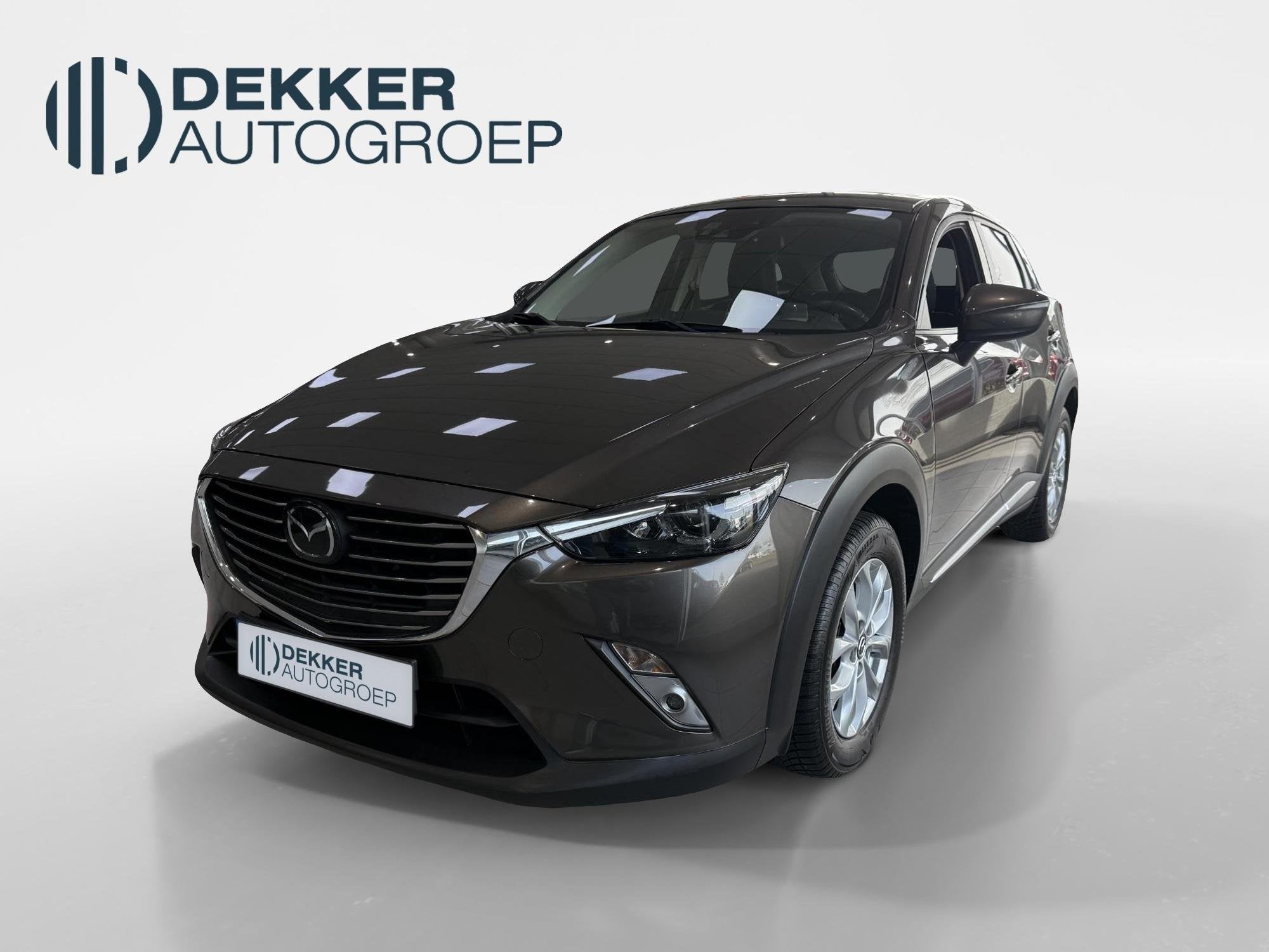 Mazda CX-3 2.0 SkyActiv-G 120 GT-M Automaat Half Leer, Auto's, 1998 cc, 4 cilinders, Bruin, SUV of Terreinwagen