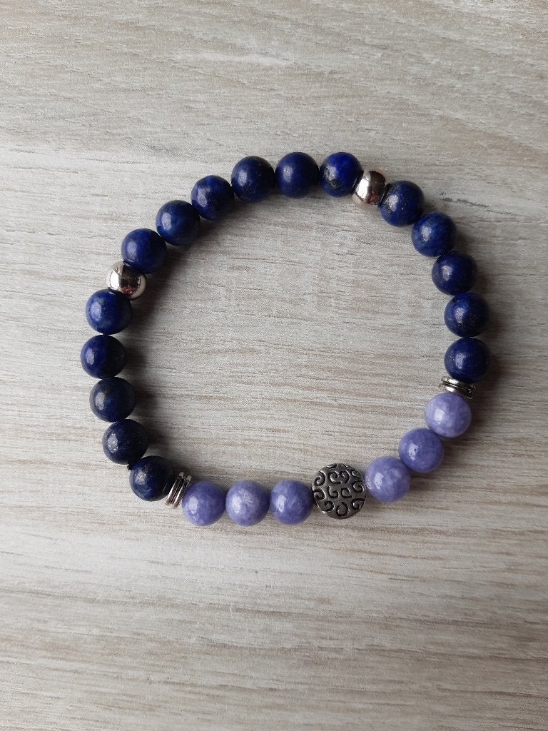 Armband, Ophalen of Verzenden, Nieuw, Blauw, Elastiek