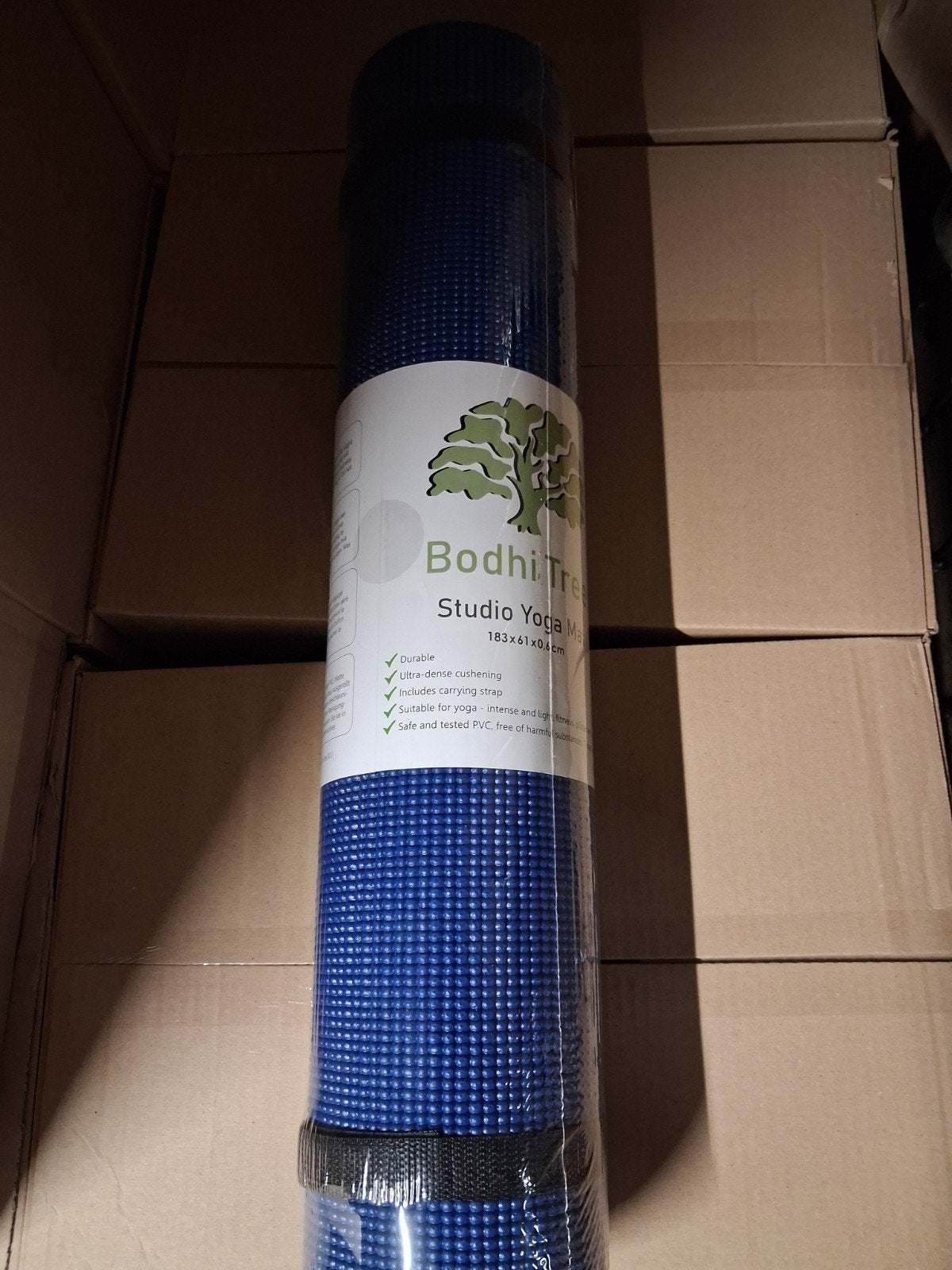 Bodhi Tree Studio Yogamat - Blauw (183x61x0.4cm), Ophalen of Verzenden, Nieuw, Yogamat