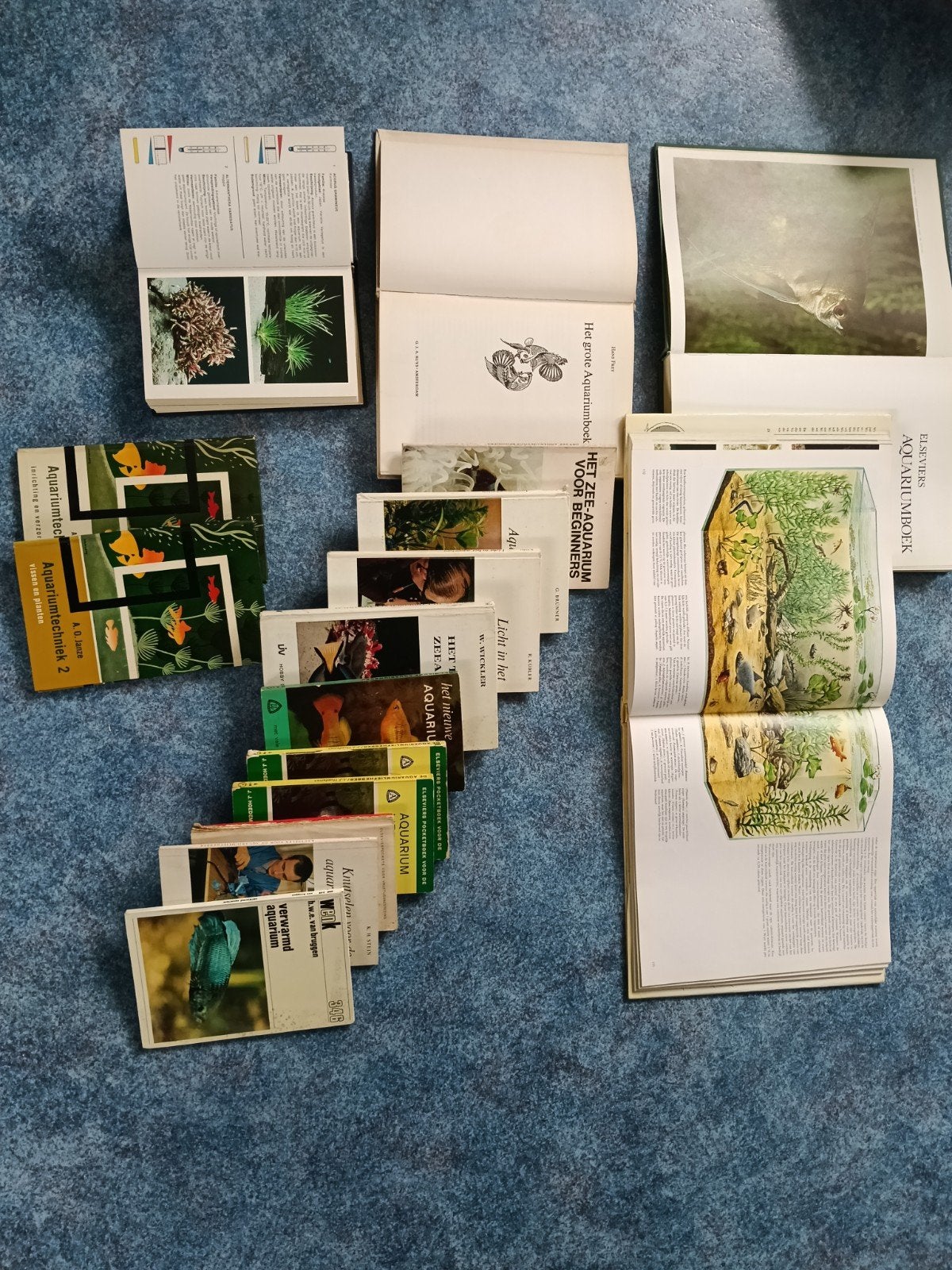 Grote collectie aquarium boeken - diverse onderwerpen, Boeken, Ophalen, Gelezen, Overige onderwerpen, Diverse auteurs