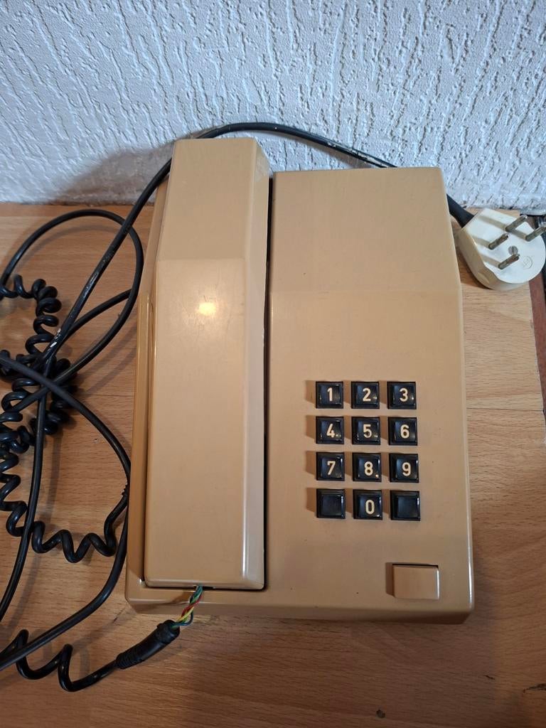 Vintage PTT Unifoon IDK Telefoon - Jaren '80 Design, Telecommunicatie, Ophalen, Gebruikt