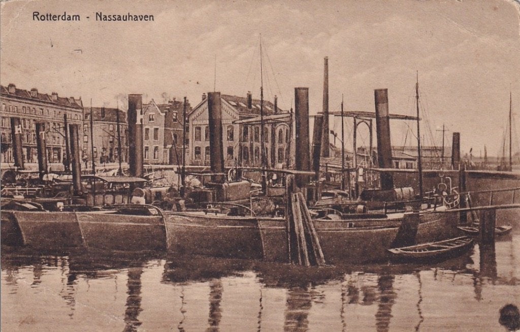 766E Rotterdam-Zuid, Nassauhaven en Nijverheidsstraat, Ophalen of Verzenden, Voor 1920, Gelopen, Zuid-Holland