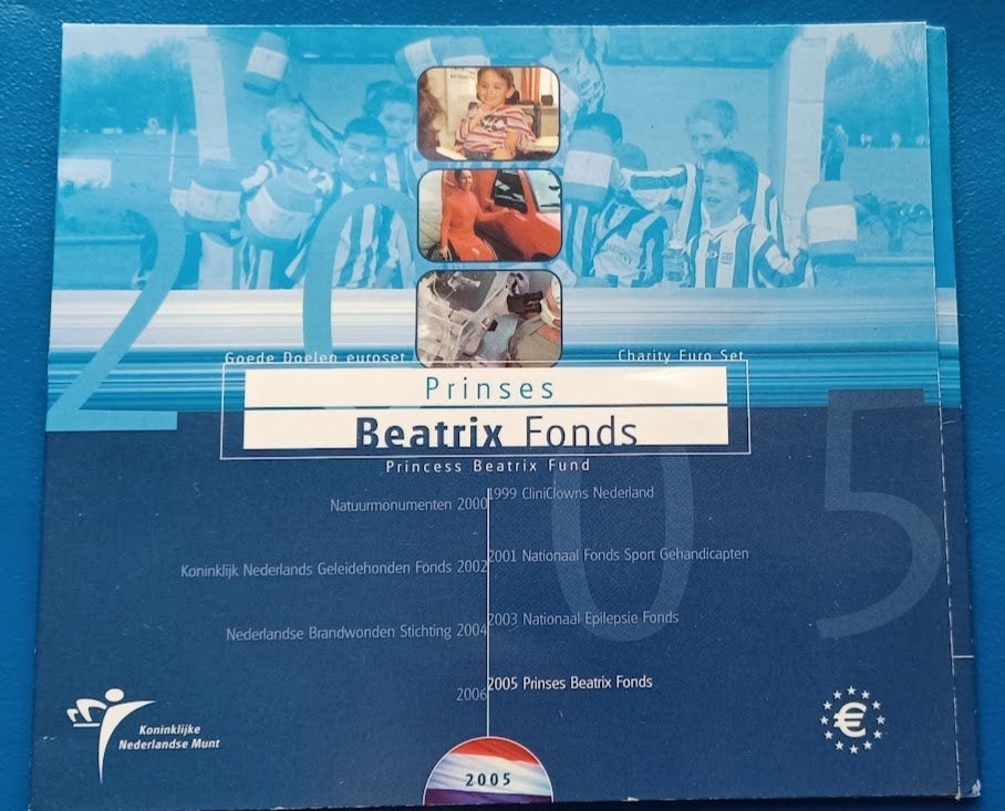 BU Goede Doelenset 2005 - Prinses Beatrix Fonds, Verzenden, Koningin Beatrix, Euro's, Setje