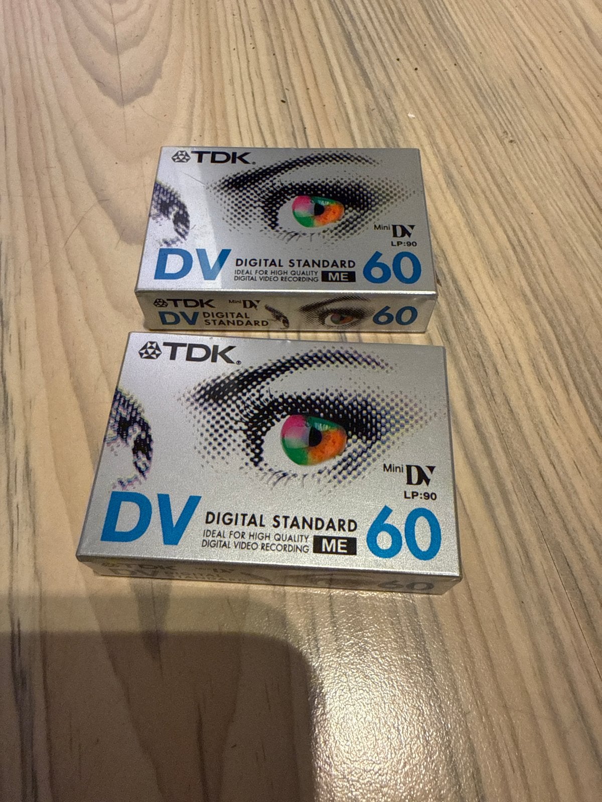 TDK Mini DV Digital Standard 60 minuten videobanden (2 stuks, Ophalen of Verzenden, Nieuw in verpakking, Overige formaten