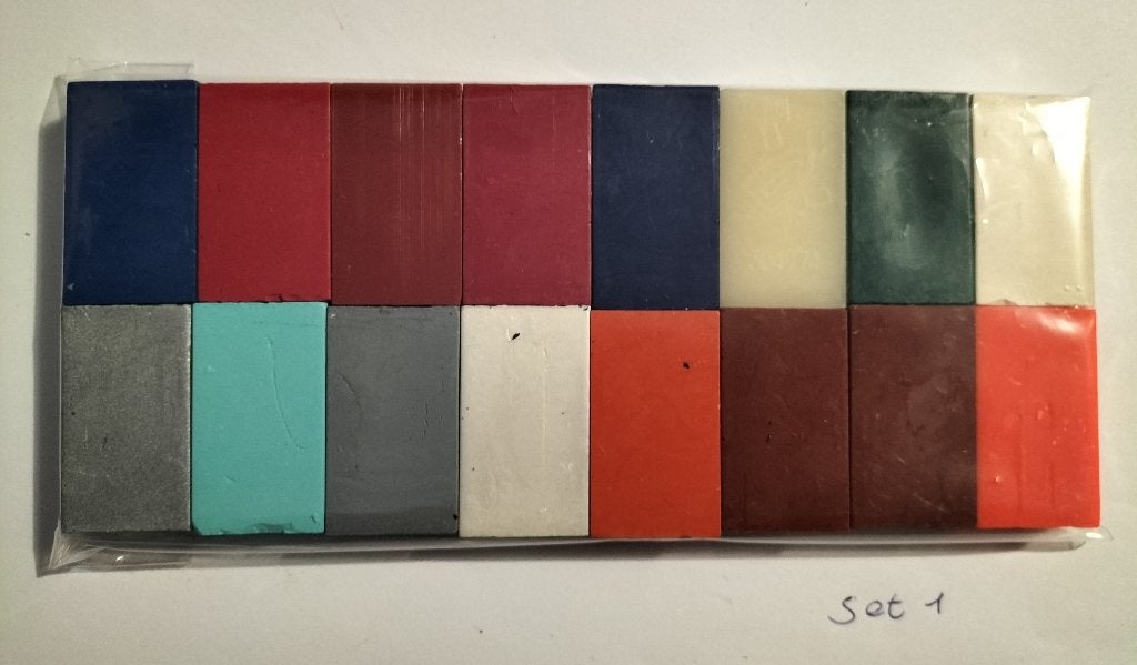 Encaustic Art wasblokjes Set van 16 stuks, Hobby en Vrije tijd, Ophalen of Verzenden, Nieuw