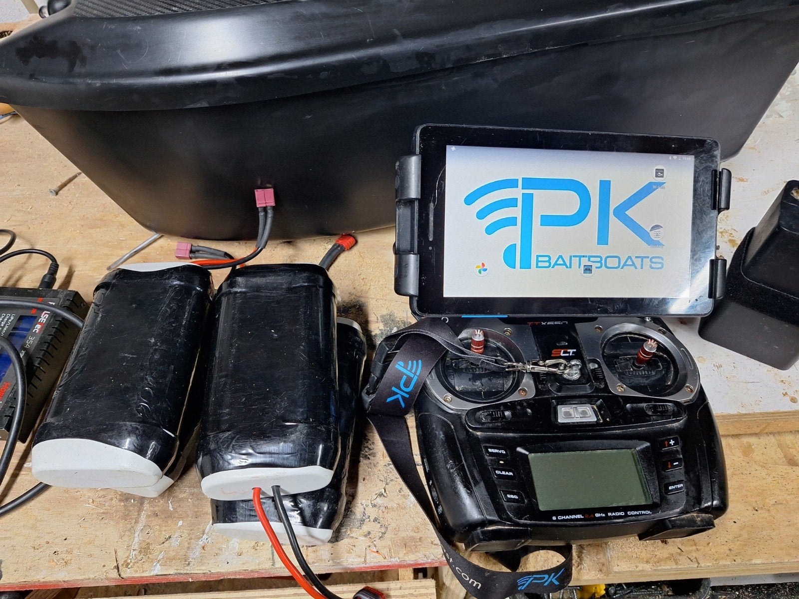 PK Baitboats Voerboot met Fishfinder en GPS, Ophalen, Gebruikt, Overige typen