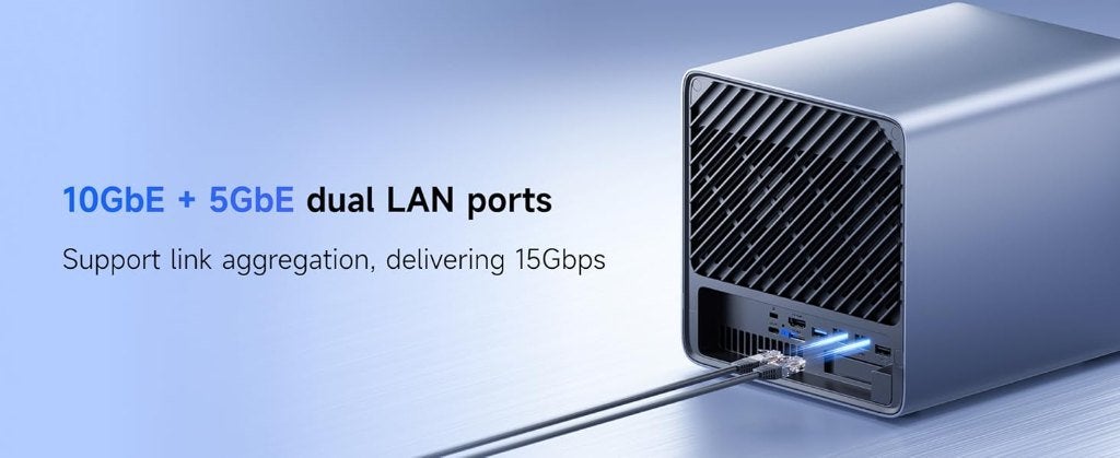 Minisforum N5A-H255,  N5-Air, NAS, Ryzen7, 16gb / 64gb, Minisforum, Verzenden, Server, HDD