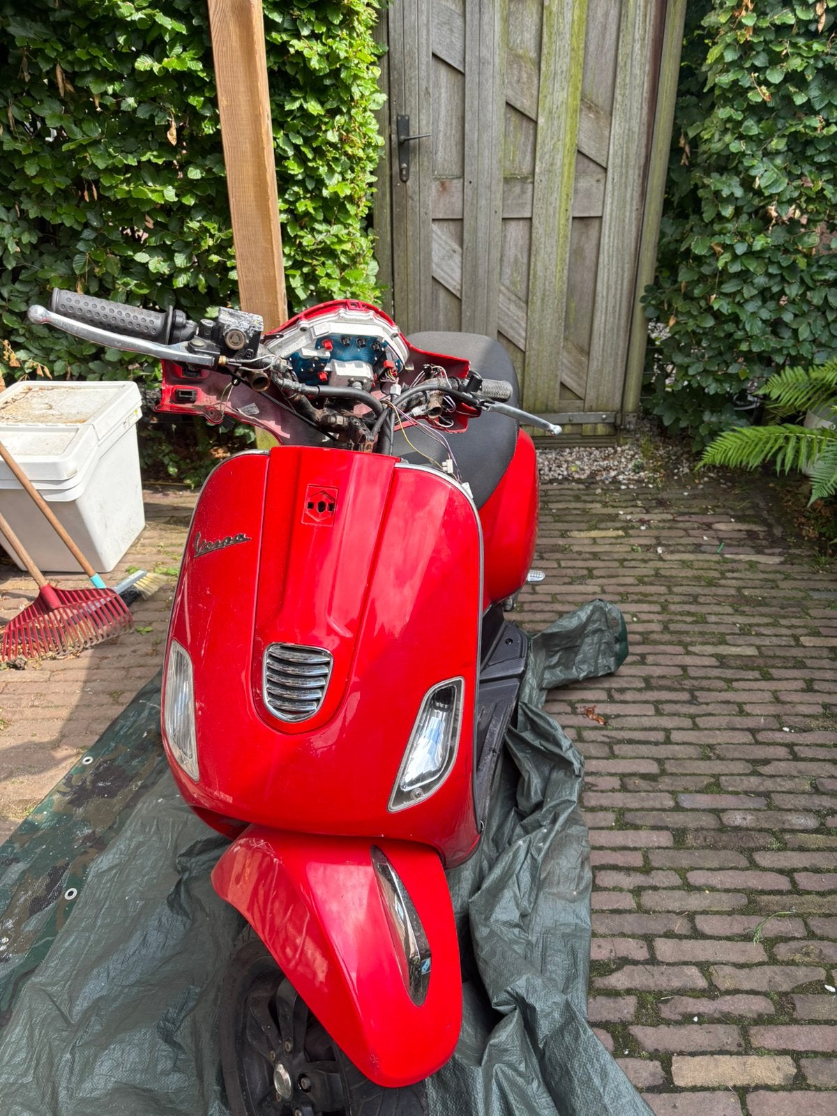 Vespa LX rood 50cc 4t4v, Ophalen, Gebruikt, Maximaal 45 km/u, Benzine