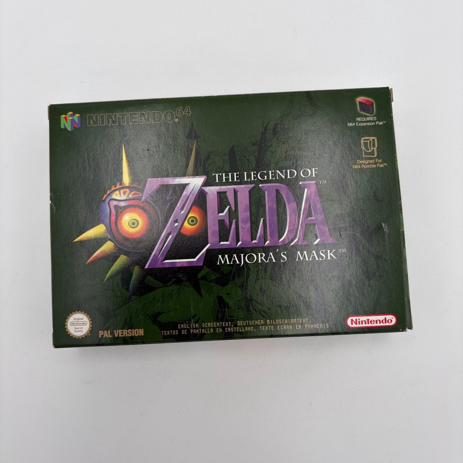 The Legend Of Zelda Majora's Mask Nintendo 64 (EUR), Gebruikt, ., 1 speler, Eén computer