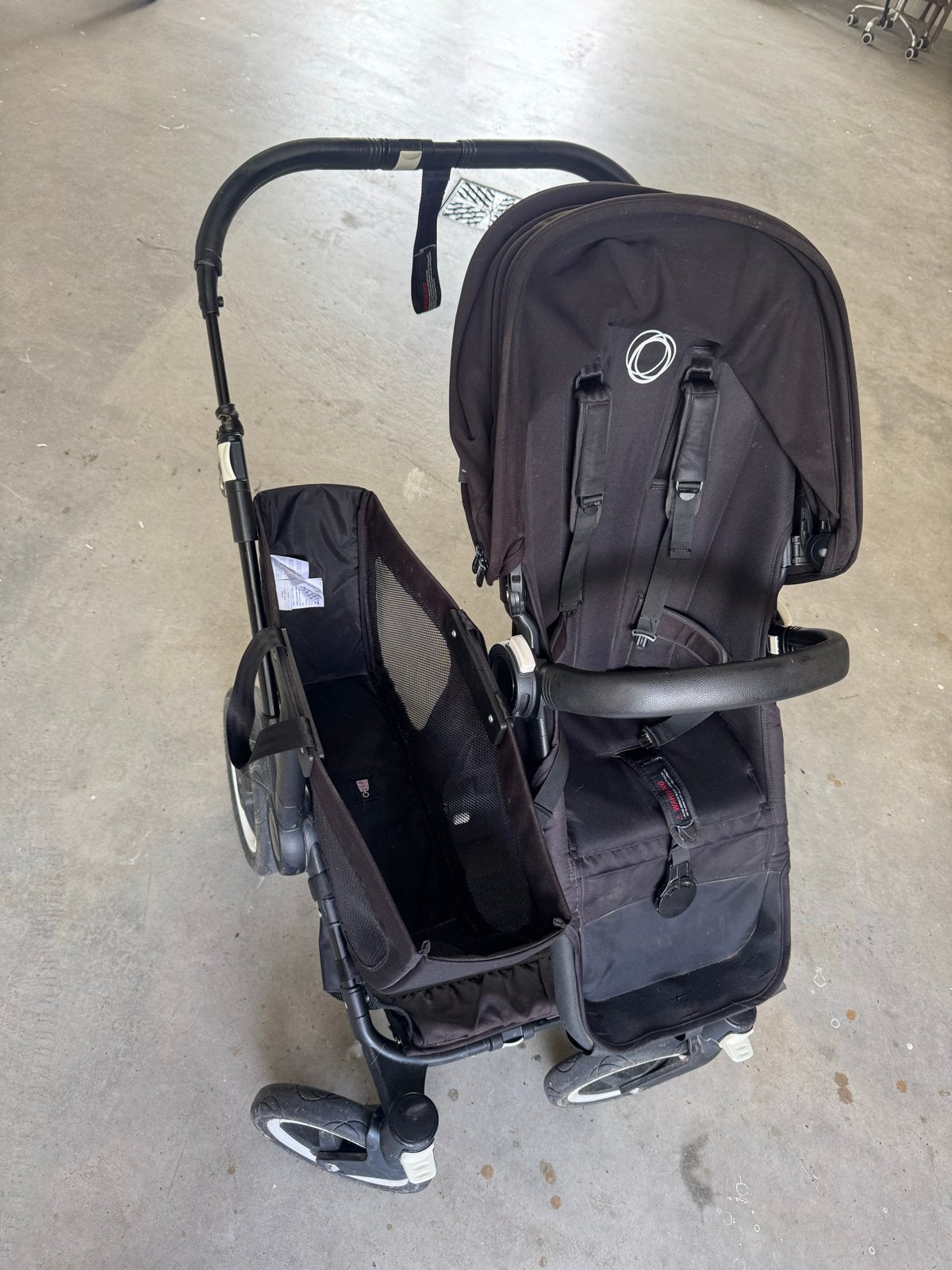 Bugaboo Donkey 2 Duo - Dubbele Kinderwagen, Gebruikt, Ophalen, Kinderwagen, Duowagen