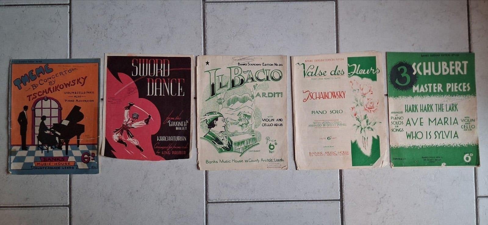 Div bladmuziek: Klassiek, Jazz, Pop en meer alles samen 2.50, Gebruikt, Klassiek, Overige soorten, Ophalen of Verzenden