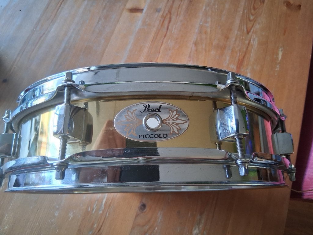 Pearl B1330 Piccolo Messing Snare 13" x 3", Ophalen of Verzenden, Gebruikt, Pearl