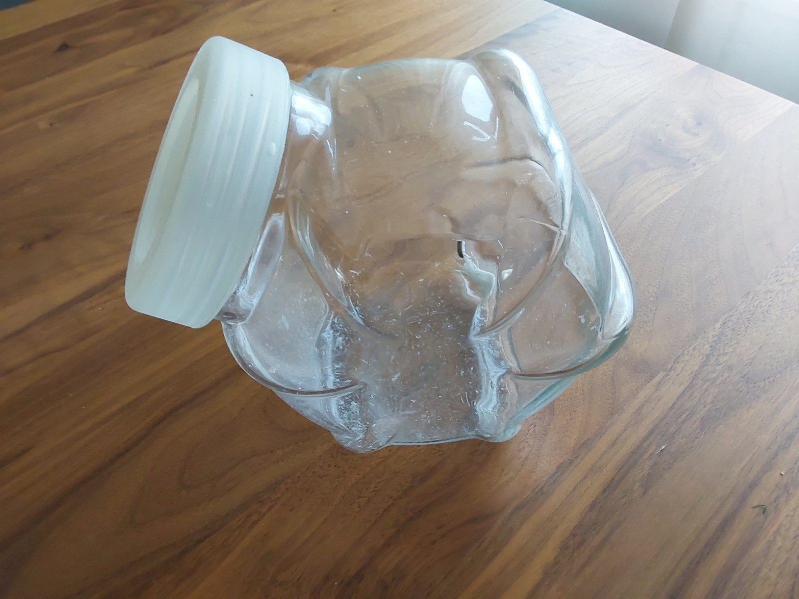 Glazen pot met deksel - Ideaal voor opslag, Gebruikt, Met deksel, Pot of Kruik, Ophalen of Verzenden