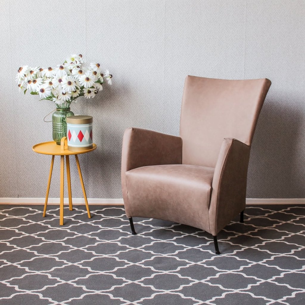 Montis Windy fauteuil - beige/taupe, Huis en Inrichting, Niet ingevuld, Zo goed als nieuw, Niet ingevuld, Niet ingevuld