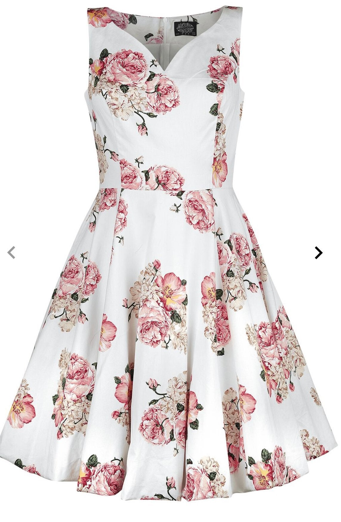 Swingdress van H & R London wit maat 5XL, Kleding | Dames, Jurken, Wit, Maat 46/48 (XL) of groter, Nieuw, Ophalen of Verzenden