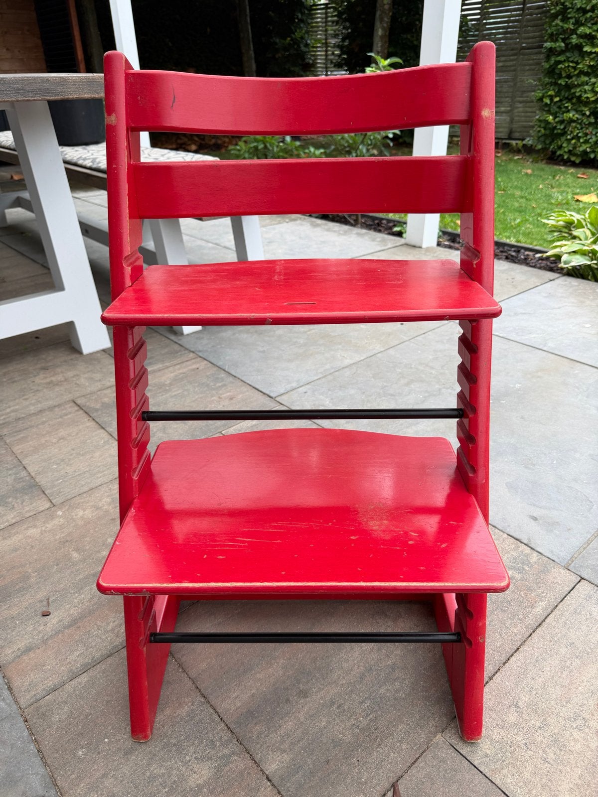 Stokke Tripp Trapp meegroeistoel - Rood, Ophalen, Gebruikt, Meegroeistoel