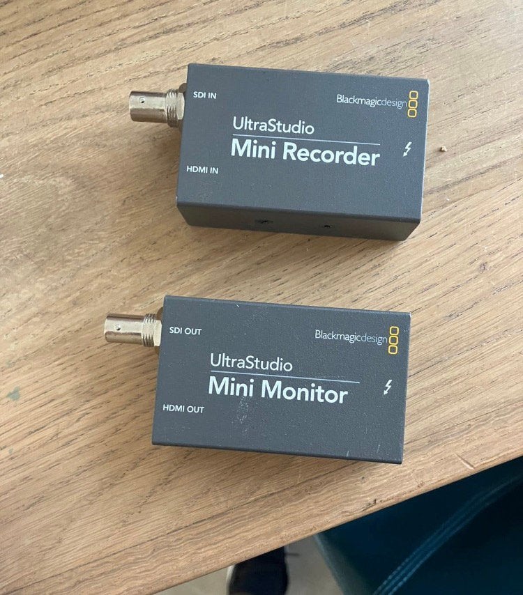 Blackmagic Ultrastudio Mini recorder en Mini Monitor., Ophalen of Verzenden, Zo goed als nieuw, Video