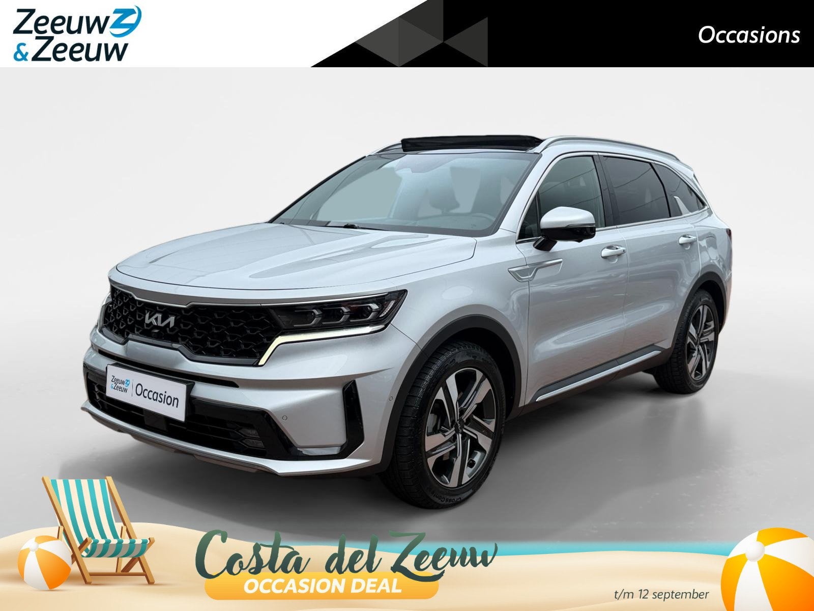 Kia Sorento 1.6 T-GDI Plug-in Hybrid 4WD ExecutiveLine 7 per, 12 maanden, 14 kWh, Gebruikt, Euro 6