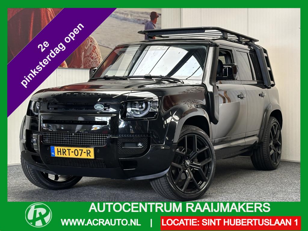 Land Rover Defender 110 2.0 P300 110 HSE 23 INCH NAVIGATIE P, Automaat, Stof, Gebruikt, Zwart