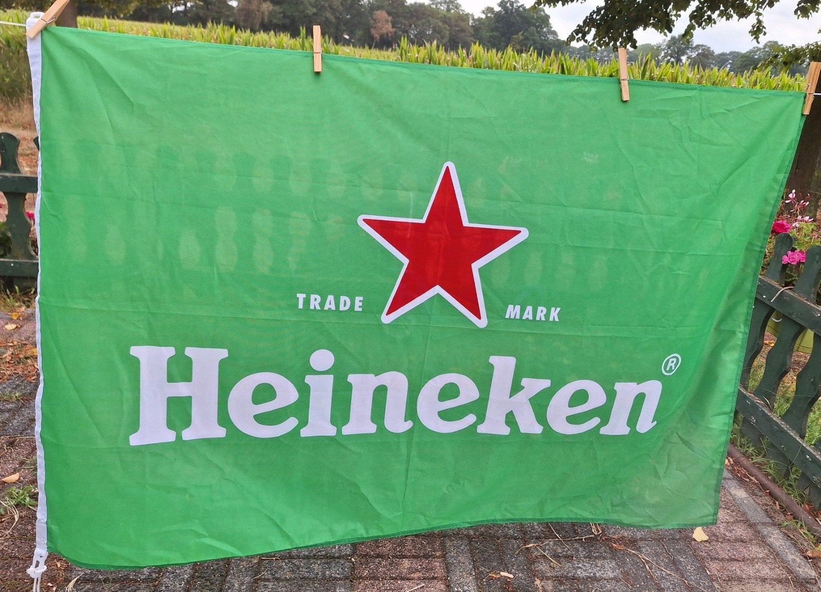 Heineken vlag  -  Nieuw, Ophalen of Verzenden, Nieuw