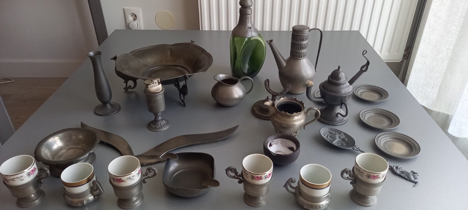Verzameling tin, Antiek en Kunst, Ophalen of Verzenden