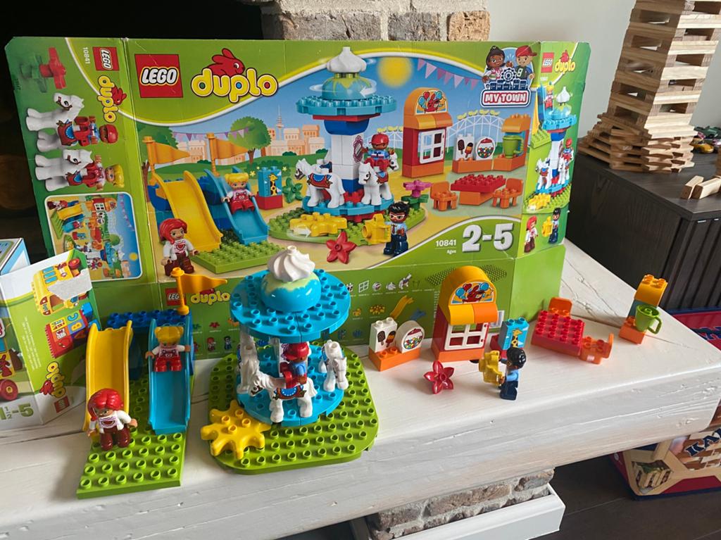 Lego Duplo 10841 Pretpark Kermis, Inclusief minifiguren, Gebruikt, Overige thema's, Lego