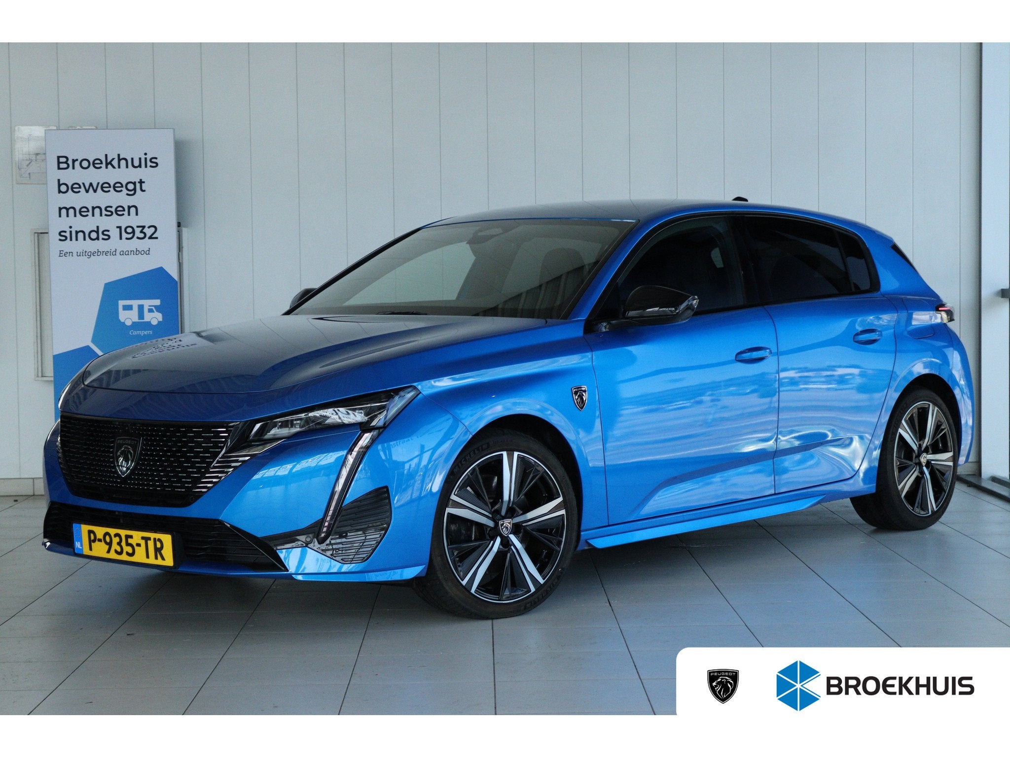 Peugeot 308 1.6 HYbrid 225 GT Pack Business, 12 maanden, Automatische klimaatregeling, 4 cilinders, Blauw