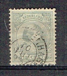 Nederland 1891 nr 38 Prinses Wilhelmina 's GRAVENHAGE, Verzenden, Gestempeld, Koningshuis