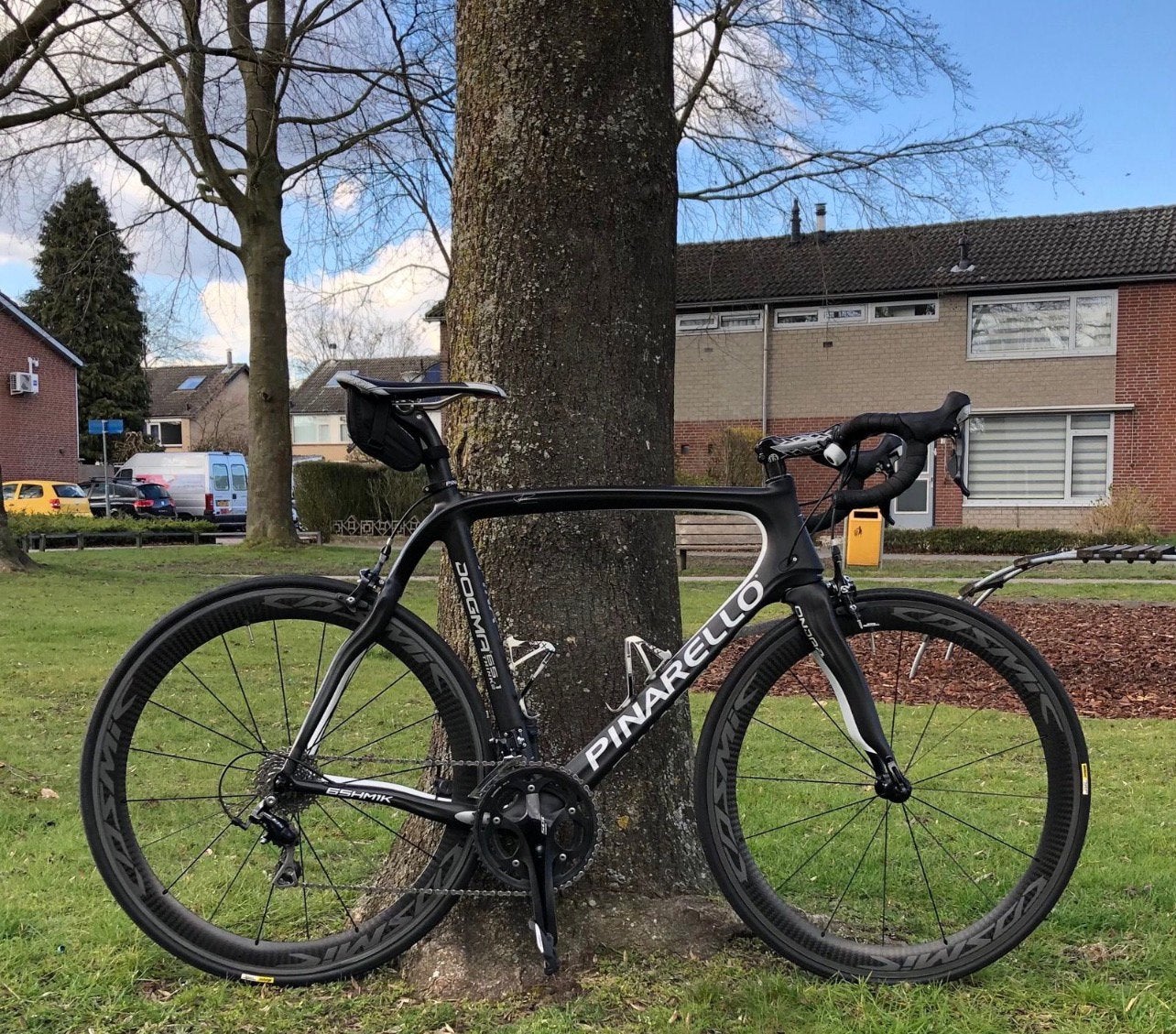 Pinarello Dogma racefiets, volledig Carbon., Carbon, Zo goed als nieuw, Meer dan 20 versnellingen, 53 tot 57 cm