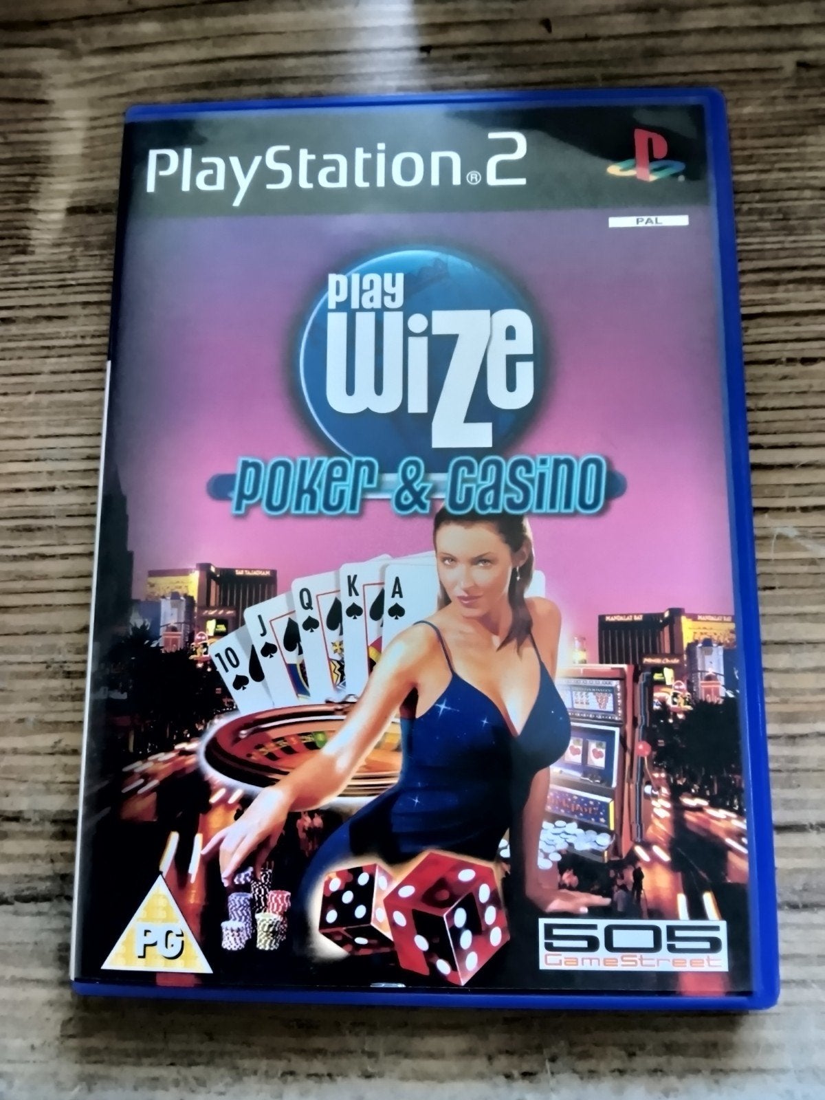 Play Wize Poker & Casino - PlayStation 2 (PS2), 1 speler, Ophalen of Verzenden, Zo goed als nieuw, Vanaf 3 jaar