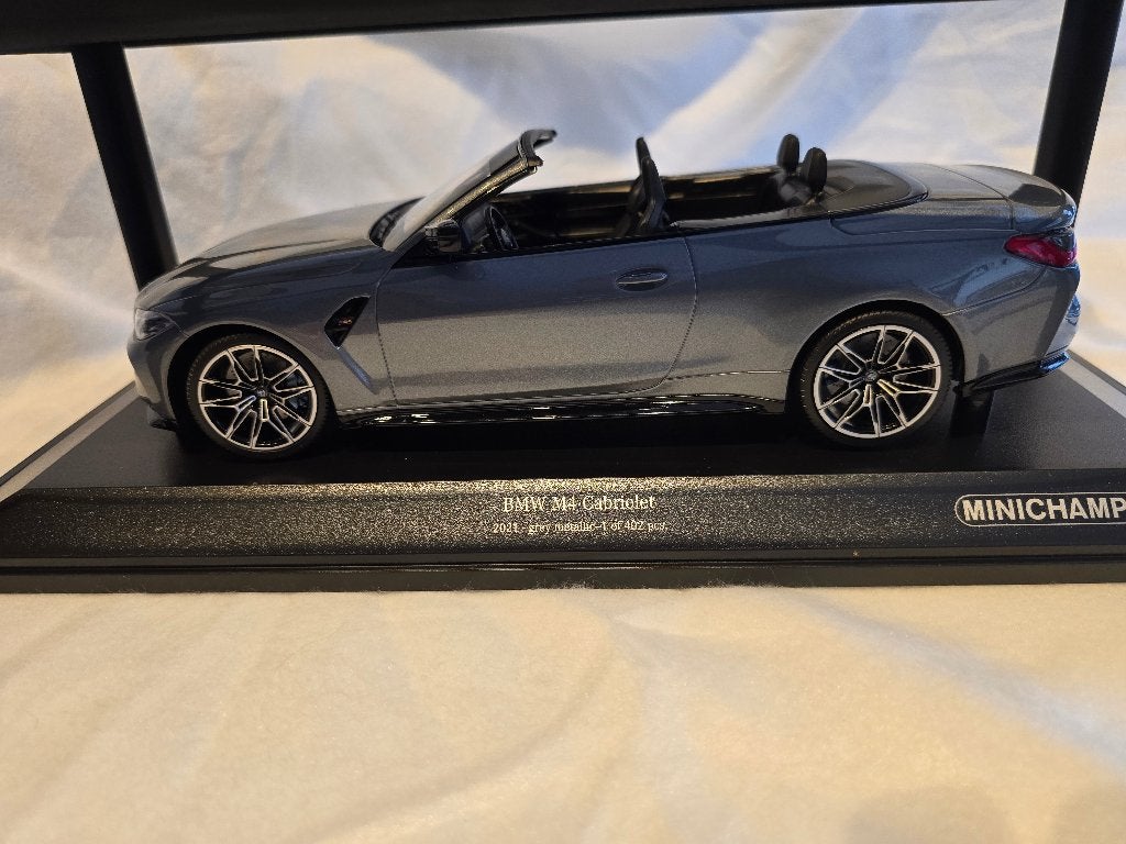 BMW M4 Cabriolet 1/18 2021, Hobby en Vrije tijd, Modelauto's | 1:18, Ophalen of Verzenden, Nieuw, Auto, MiniChamps