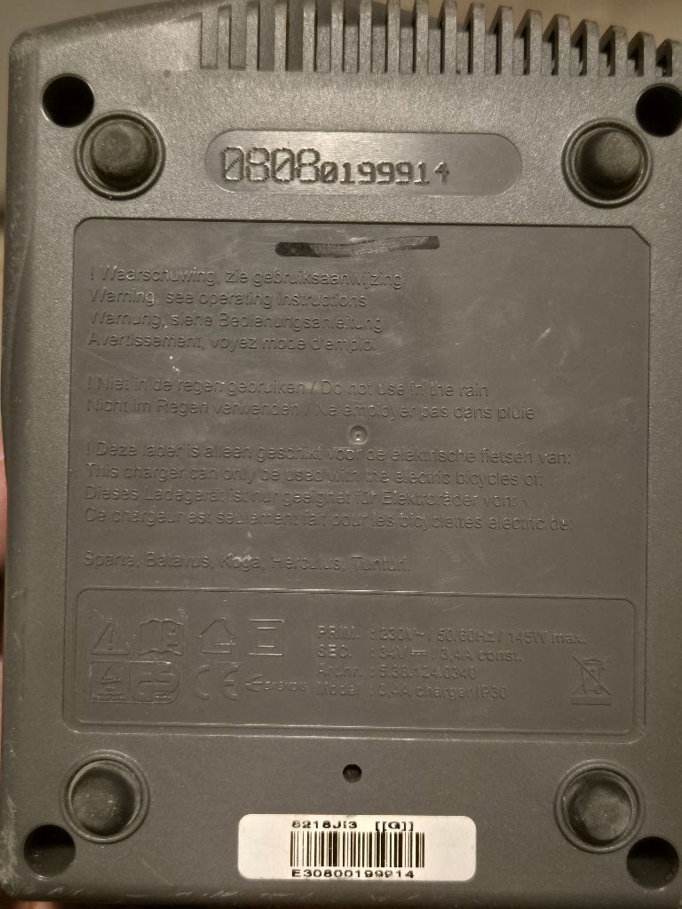 Oplader batavus padova, Ophalen of Verzenden, Gebruikt, Batavus