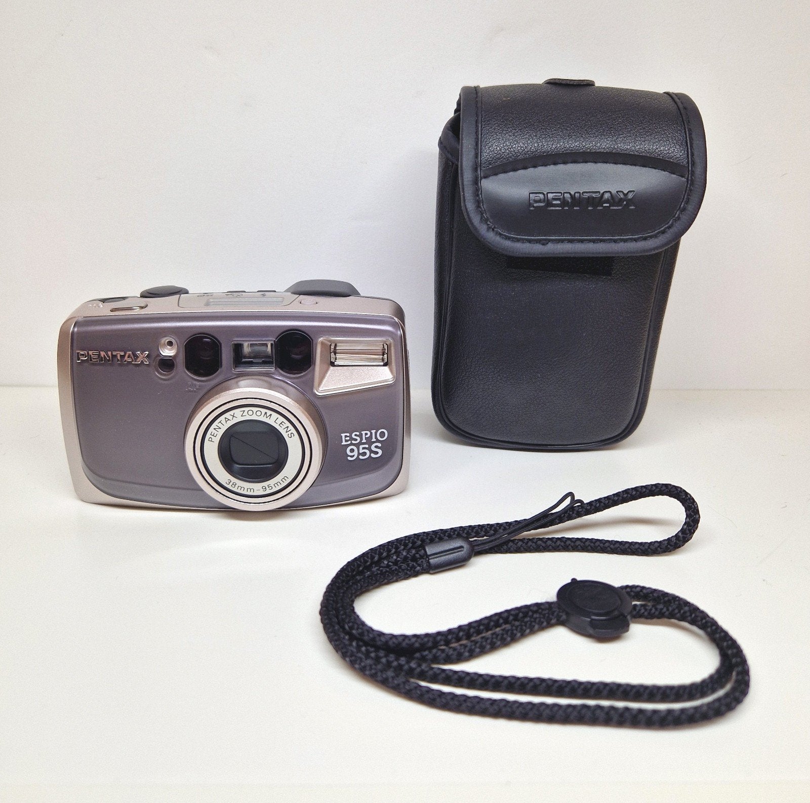 Pentax Espio 95S 38-95mm analoge fotocamera in nieuwstaat., Ophalen, Zo goed als nieuw, Compact, Pentax