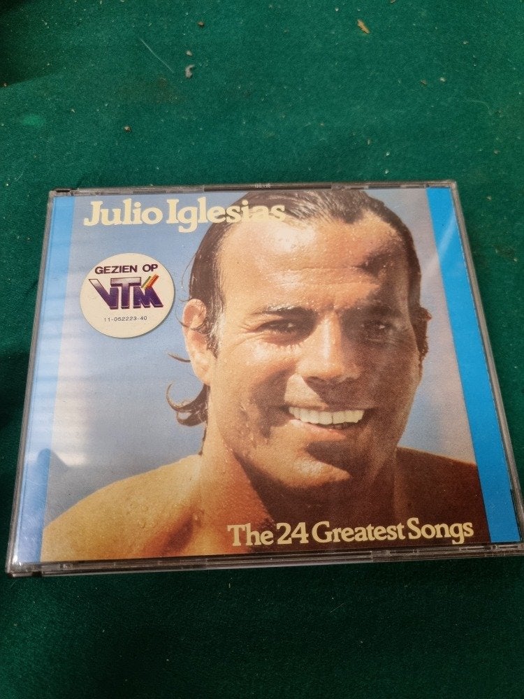 cd julio iglesias the 24 greatest songs, Ophalen of Verzenden