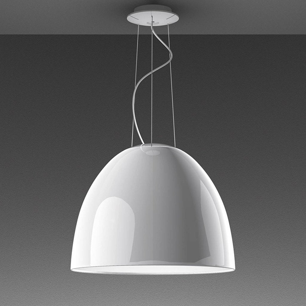 Artemide Nur Gloss Hanglamp Wit, Huis en Inrichting, Ophalen, Strakke design lamp, E27 (groot), Zo goed als nieuw