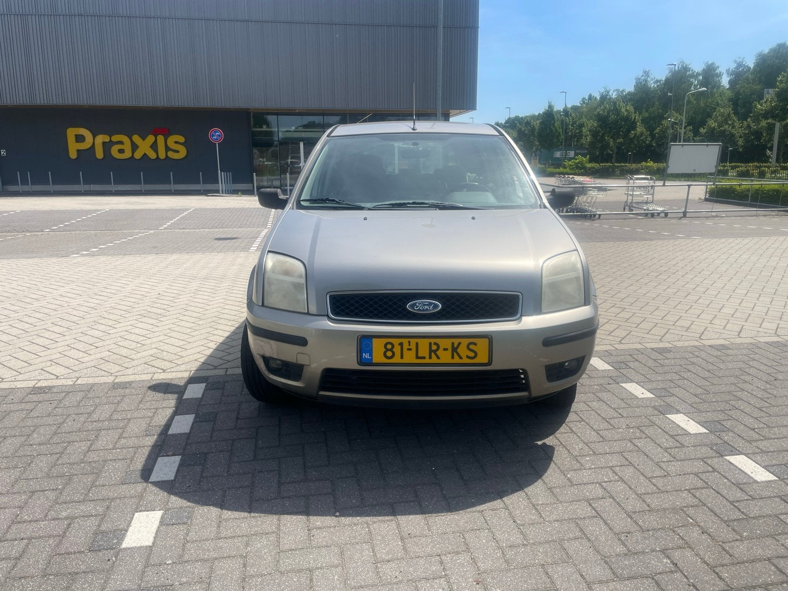 Ford Fusion 1.6 16V 2003 Grijs snelle handel, Auto's, Ford, Voorwielaandrijving, 1596 cc, 15 km/l, 100 pk